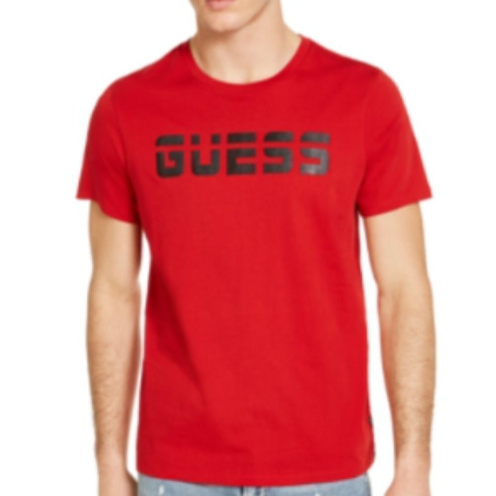 GUESS Men's Short Sleeve Logo Graphic T-shirt - M